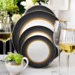 Serwis obiadowo kawowy na 12 osób porcelanowy ROYAL LADY 1