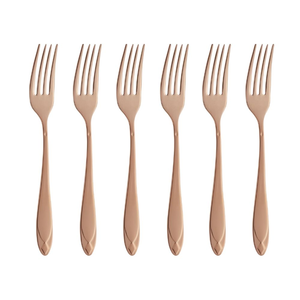 Komplet widelczyków do ciasta 6 sztuk IMPERIAL COPPER