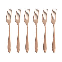 Komplet widelczyków do ciasta 6 sztuk IMPERIAL COPPER