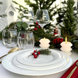 Komplet talerzy porcelanowych na 6 osób PLUS WHITE 10