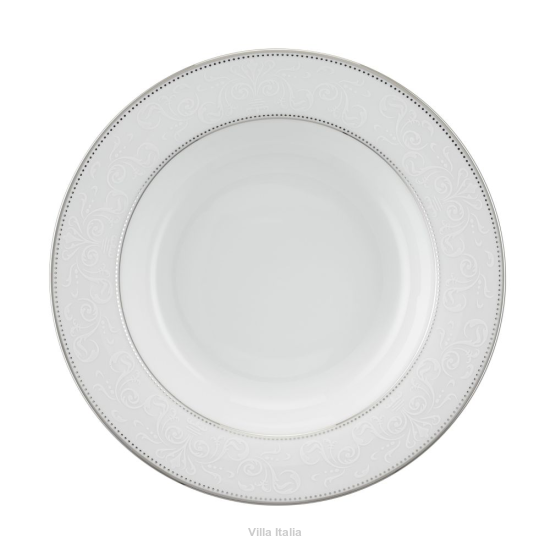 Talerz głęboki obiadowy porcelanowy AZALIA 23 cm