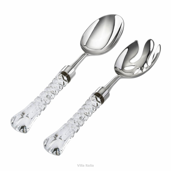 Sztućce do sałaty posrebrzane 2 sztuki ASEDA