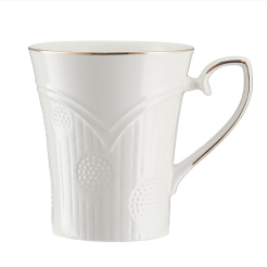 Kubek porcelanowy 250 ml MOBI ze złotem