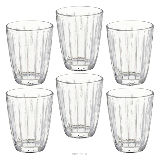 Zestaw szklanek 250 ml 6 sztuk FABIO