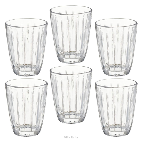 Zestaw szklanek 250 ml 6 sztuk FABIO