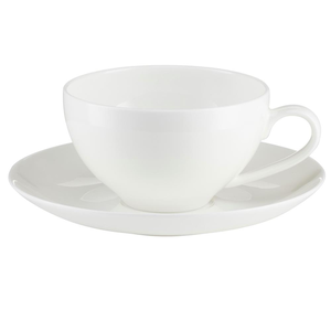 Komplet 6 filiżanek porcelanowych 240 ml BOSTON White