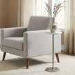 Stolik pomocniczy marmurowy 62 cm DIEGO White 2