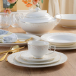 nowoczesny serwis obiadowy porcelanowy z wazą do domu