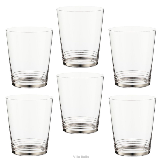Zestaw szklanek 350 ml 6 sztuk LIMPIO PLATIN