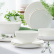 Półmisek owalny porcelanowy 30 cm BOSTON WHITE 3