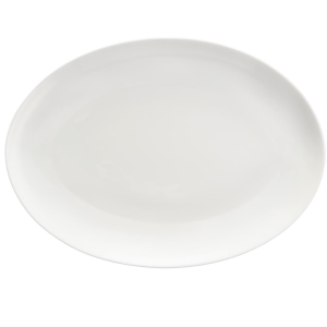 Półmisek owalny porcelanowy 30 cm BOSTON WHITE