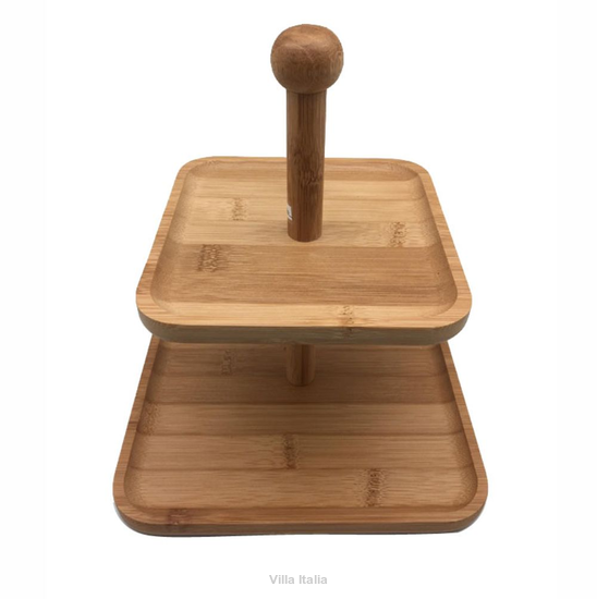 Patera Etażerka bambusowa na ciasto lub owoce TAGLIERE