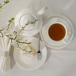 ZESTAW do herbaty porcelanowy z góry