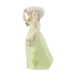 Figurka porcelanowa Dziewczynka w zielonej sukni 18 cm CLAUDIA 1
