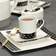 Filiżanka do kawy porcelanowa 200 ml ze spodkiem YVETTE 2  6