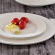 Serwis obiadowy porcelanowy Komplet talerzy na 6 osób BARI PLATIN  10