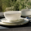 eleganckie naczynia porcelanowe z platynową dekoracją