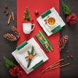 Serwis obiadowy porcelanowy Komplet talerzy na 12 osób COMO 9