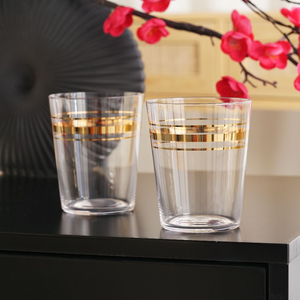 Zestaw szklanek 350 ml 6 sztuk STILLA GOLD