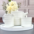 Zestaw do herbaty porcelanowy dzbanek cukiernica mlecznik UNICO 15 1