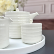 Zestaw do herbaty porcelanowy dzbanek cukiernica mlecznik UNICO 15 2