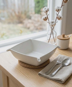 Salaterka porcelanowa kwadratowa 17 x 17cm UNICO 7
