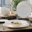 nowoczesny zestaw naczyń porcelanowych ręcznie zdobionych złotem