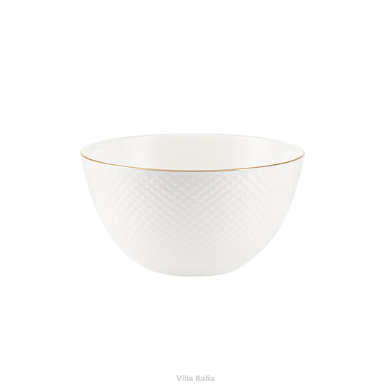 elegancka miseczka do zupy i deserów z porcelany kostnej