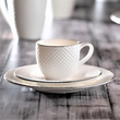 Filiżanka do espresso porcelanowa 100 ml platynowa linia BARI PLATIN 2