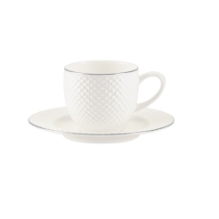 Filiżanka do espresso porcelanowa 100 ml platynowa linia BARI PLATIN