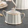 Cukiernica porcelanowa złota linia CLARA Gold Ivory 1