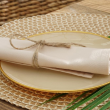 Talerzyk deserowy szklany 21 cm FIBER Cream 1