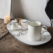 Solniczka z pieprzniczką porcelanowe PILLAR 1