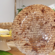 Talerz do ciasta szklany 28 cm LETRA 1