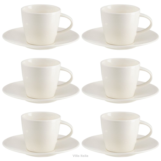 zestaw sześciu filiżanek do kawy