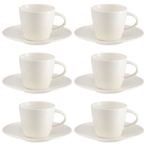 Komplet filiżanek do kawy herbaty 180 ml 6 sztuk NEW YORK