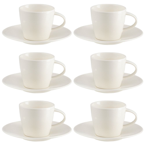 Komplet filiżanek do kawy herbaty 180 ml 6 sztuk NEW YORK