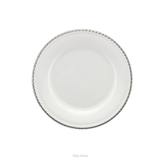 Talerzyk deserowy porcelanowy platynowa linia 16 cm FLORIAN  