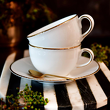 eleganckie filiżanki porcelanowe ze złotem