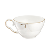 ekskluzywna filiżanka z białej porcelany