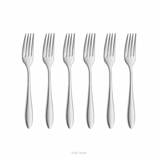 komplet nowoczesnych widelczyków do ciasta i tortu