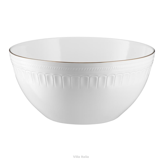 Salaterka porcelanowa Misa złota linia 23 cm MESYNA GOLD