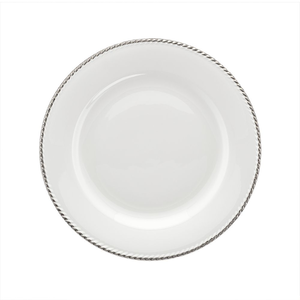 Talerzyk deserowy śniadaniowy porcelanowy platynowa linia 23 cm FLORIAN