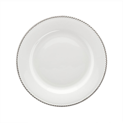 Talerzyk deserowy śniadaniowy porcelanowy platynowa linia 23 cm FLORIAN