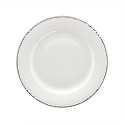Talerz deserowy śniadaniowy porcelanowy platynowa linia 23 cm FLORIAN