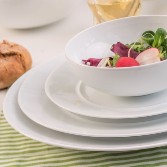 Serwis obiadowy śniadaniowy na 6 osób porcelanowy CENTRO CLASSIC 