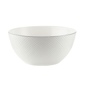 Salaterka porcelanowa platynowa linia 23 cm BARI PLATIN 