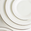 Serwis obiadowy porcelanowy Komplet talerzy na 12 osób FLORIAN  7
