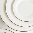 Serwis obiadowy porcelanowy Komplet talerzy na 12 osób FLORIAN 7