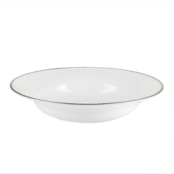 Talerz głęboki porcelanowy platynowa linia 24 cm FLORIAN